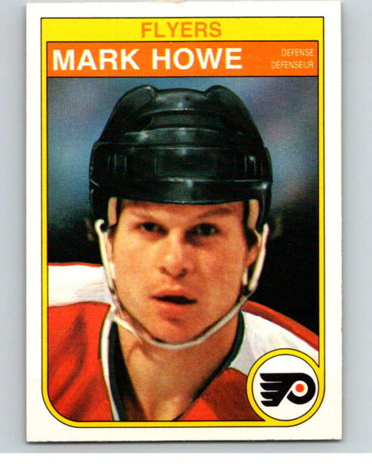 1982-83 O-Pee-Chee #252 Mark Howe  RC Rookie Philadelphia Flyers  V58814 Image 1