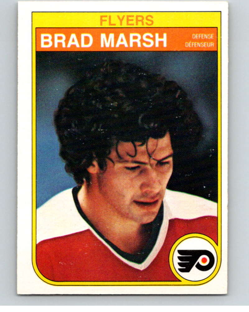 1982-83 O-Pee-Chee #254 Brad Marsh  Philadelphia Flyers  V58831 Image 1