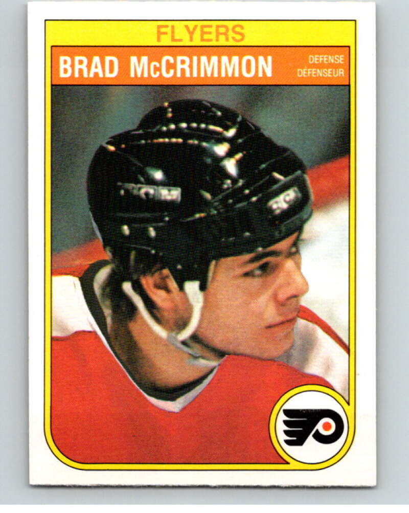 1982-83 O-Pee-Chee #255 Brad McCrimmon  Philadelphia Flyers  V58838 Image 1