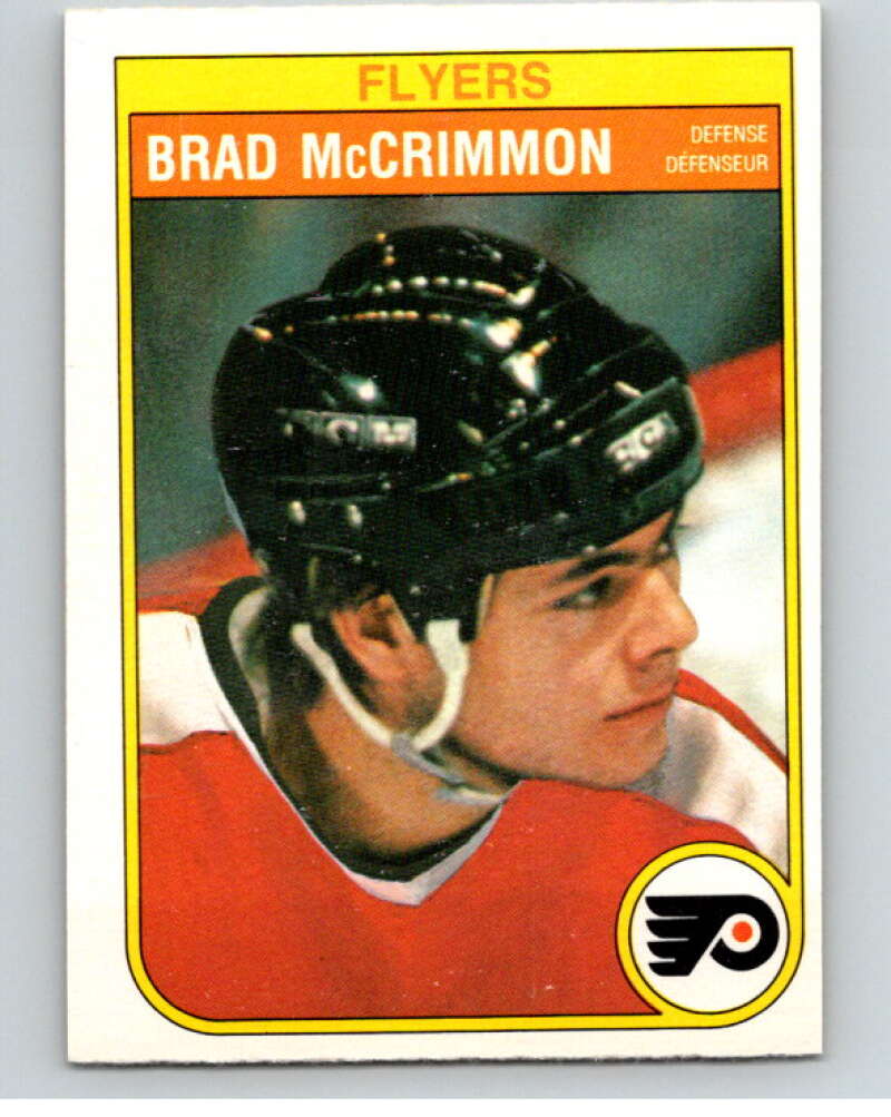 1982-83 O-Pee-Chee #255 Brad McCrimmon  Philadelphia Flyers  V58843 Image 1