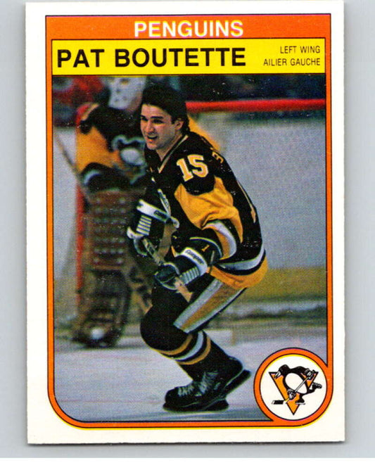 1982-83 O-Pee-Chee #263 Pat Boutette  Pittsburgh Penguins  V58896 Image 1