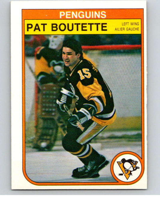 1982-83 O-Pee-Chee #263 Pat Boutette  Pittsburgh Penguins  V58897 Image 1