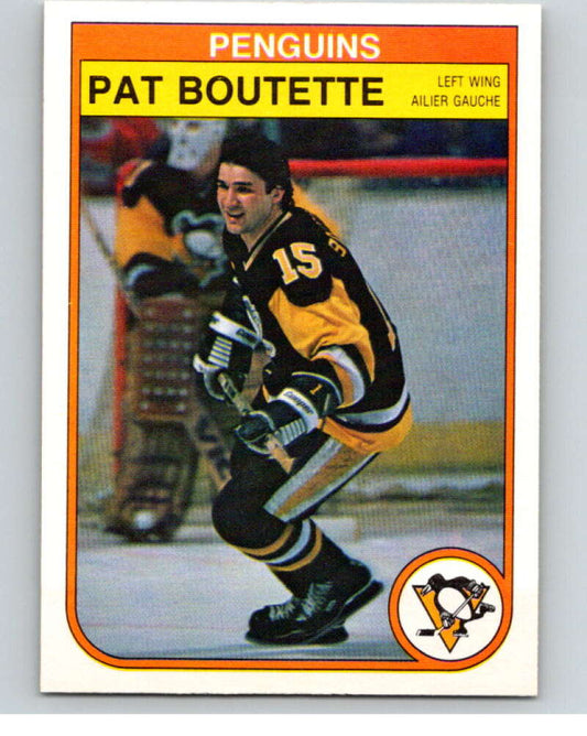 1982-83 O-Pee-Chee #263 Pat Boutette  Pittsburgh Penguins  V58898 Image 1