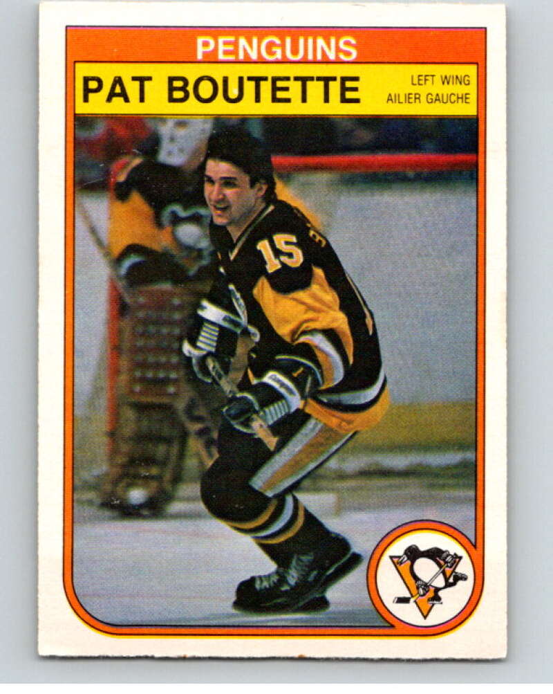 1982-83 O-Pee-Chee #263 Pat Boutette  Pittsburgh Penguins  V58899 Image 1