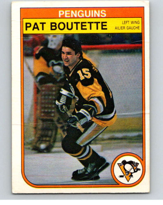 1982-83 O-Pee-Chee #263 Pat Boutette  Pittsburgh Penguins  V58900 Image 1