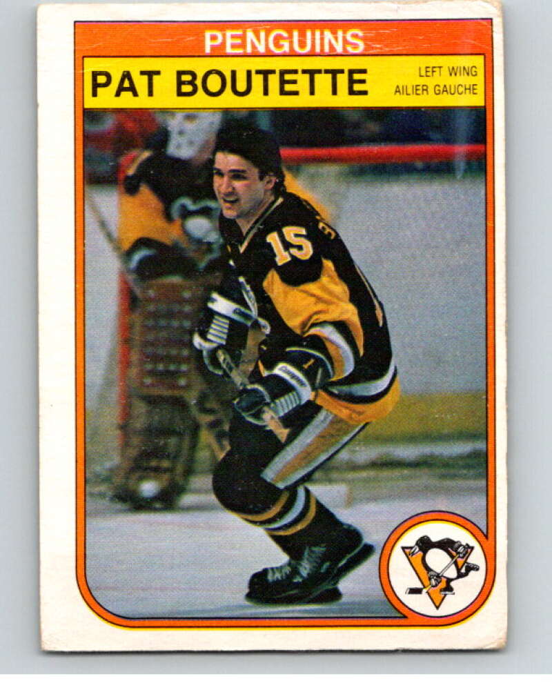 1982-83 O-Pee-Chee #263 Pat Boutette  Pittsburgh Penguins  V58903 Image 1