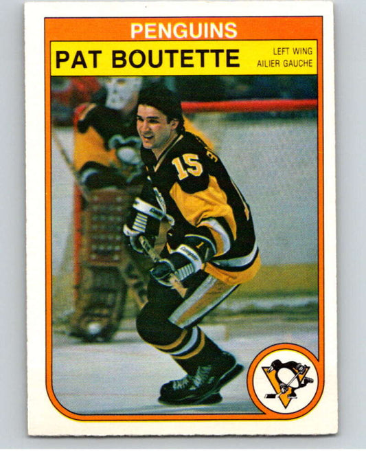 1982-83 O-Pee-Chee #263 Pat Boutette  Pittsburgh Penguins  V58905 Image 1