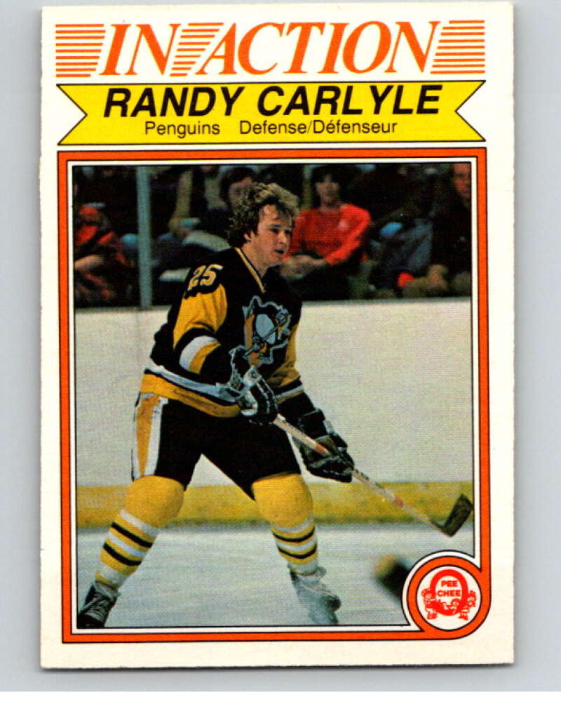 1982-83 O-Pee-Chee #266 Randy Carlyle IA  Pittsburgh Penguins  V58922 Image 1