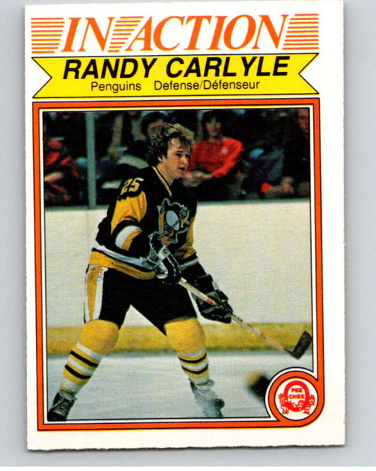 1982-83 O-Pee-Chee #266 Randy Carlyle IA  Pittsburgh Penguins  V58926 Image 1