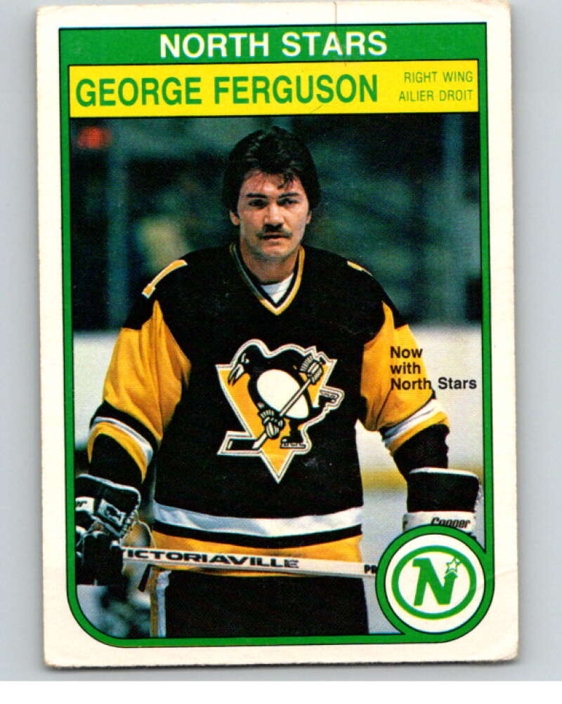 1982-83 O-Pee-Chee #268 George Ferguson  Minnesota North Stars  V58935 Image 1
