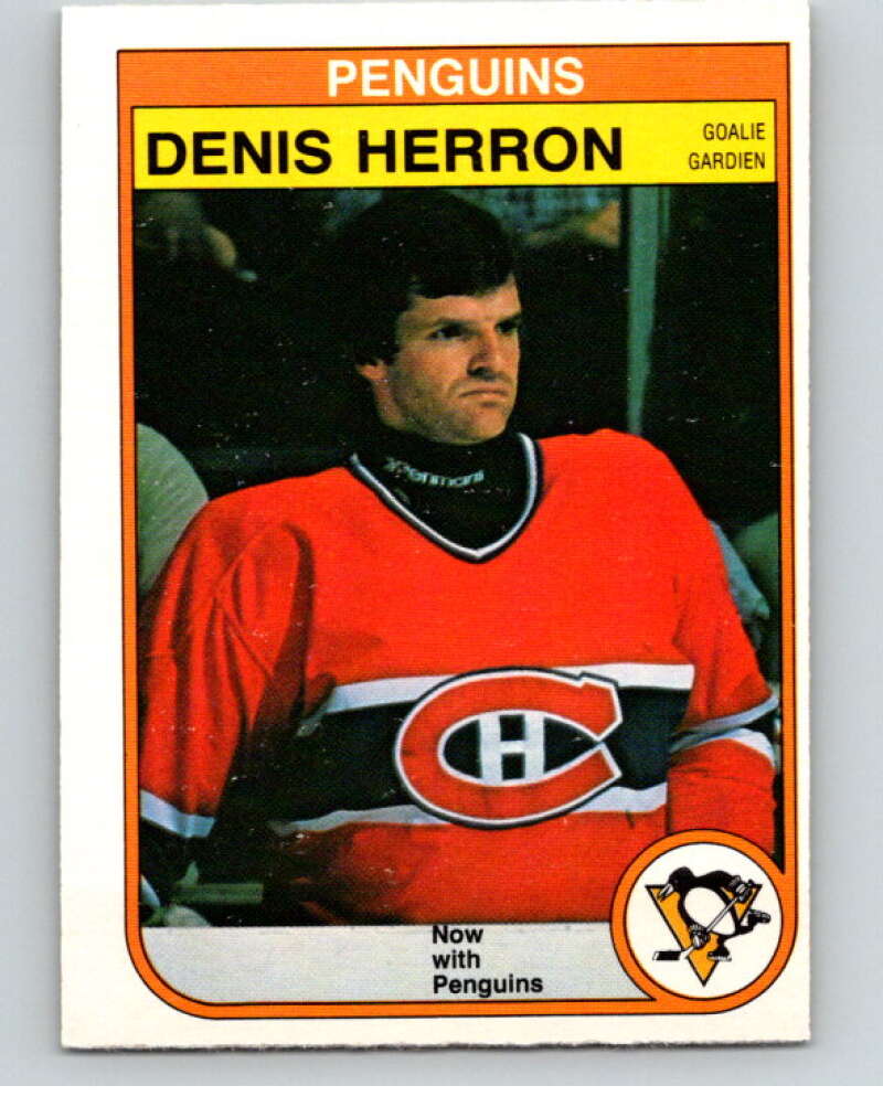 1982-83 O-Pee-Chee #270 Denis Herron  Pittsburgh Penguins  V58955 Image 1