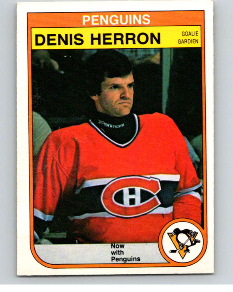 1982-83 O-Pee-Chee #270 Denis Herron  Pittsburgh Penguins  V58957 Image 1