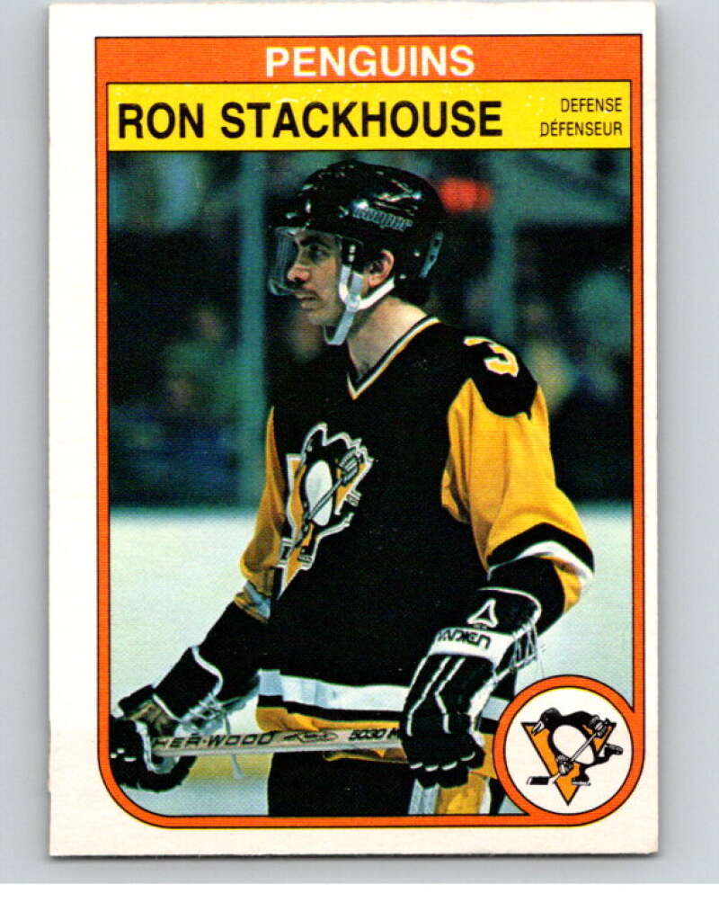 1982-83 O-Pee-Chee #275 Ron Stackhouse  Pittsburgh Penguins  V58985 Image 1