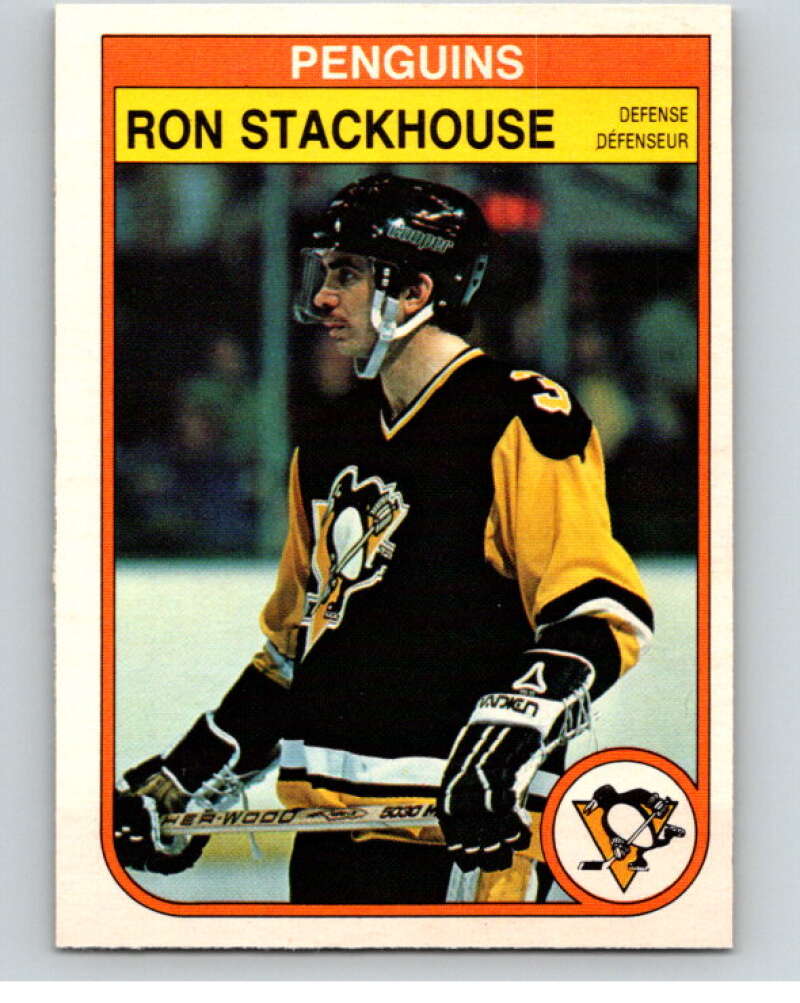 1982-83 O-Pee-Chee #275 Ron Stackhouse  Pittsburgh Penguins  V58990 Image 1