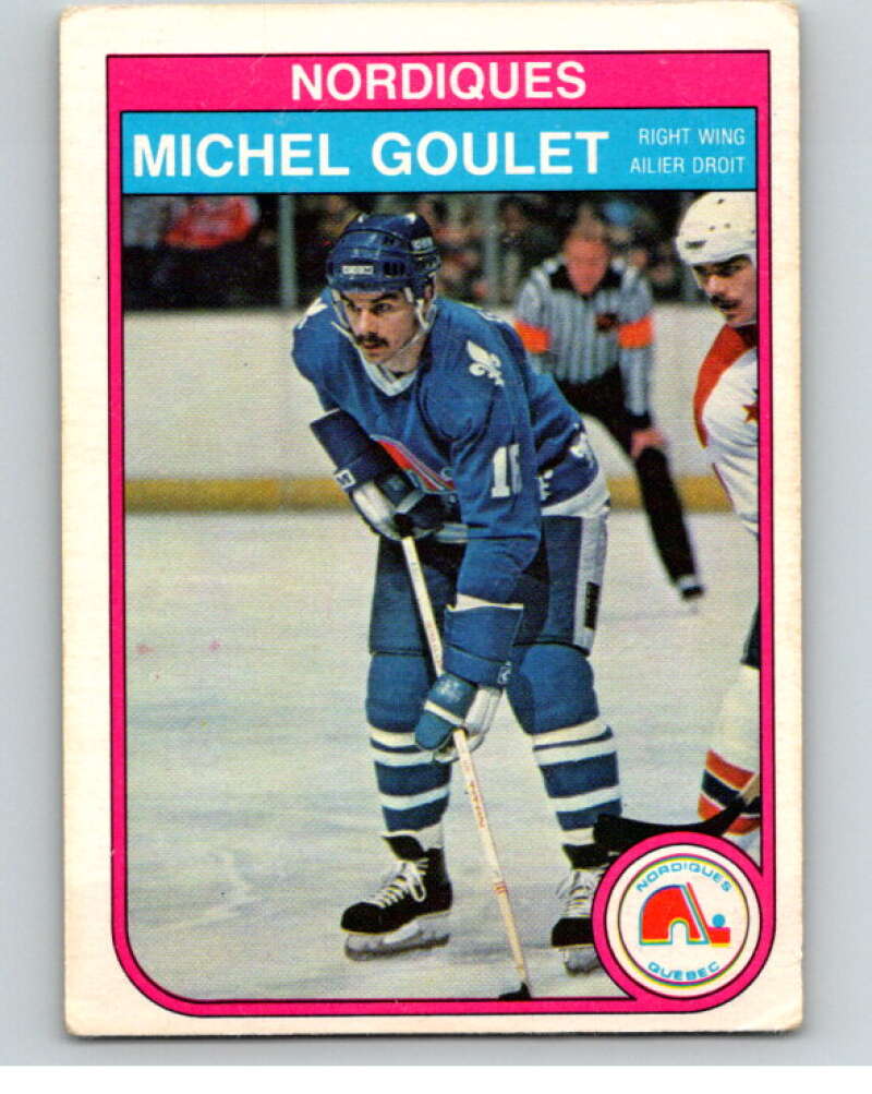 1982-83 O-Pee-Chee #284 Michel Goulet  Quebec Nordiques  V59049 Image 1