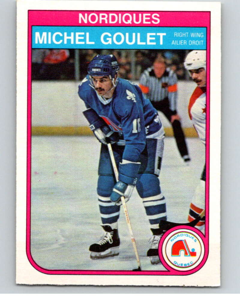 1982-83 O-Pee-Chee #284 Michel Goulet  Quebec Nordiques  V59062 Image 1