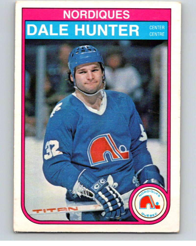1982-83 O-Pee-Chee #285 Dale Hunter  Quebec Nordiques  V59065 Image 1