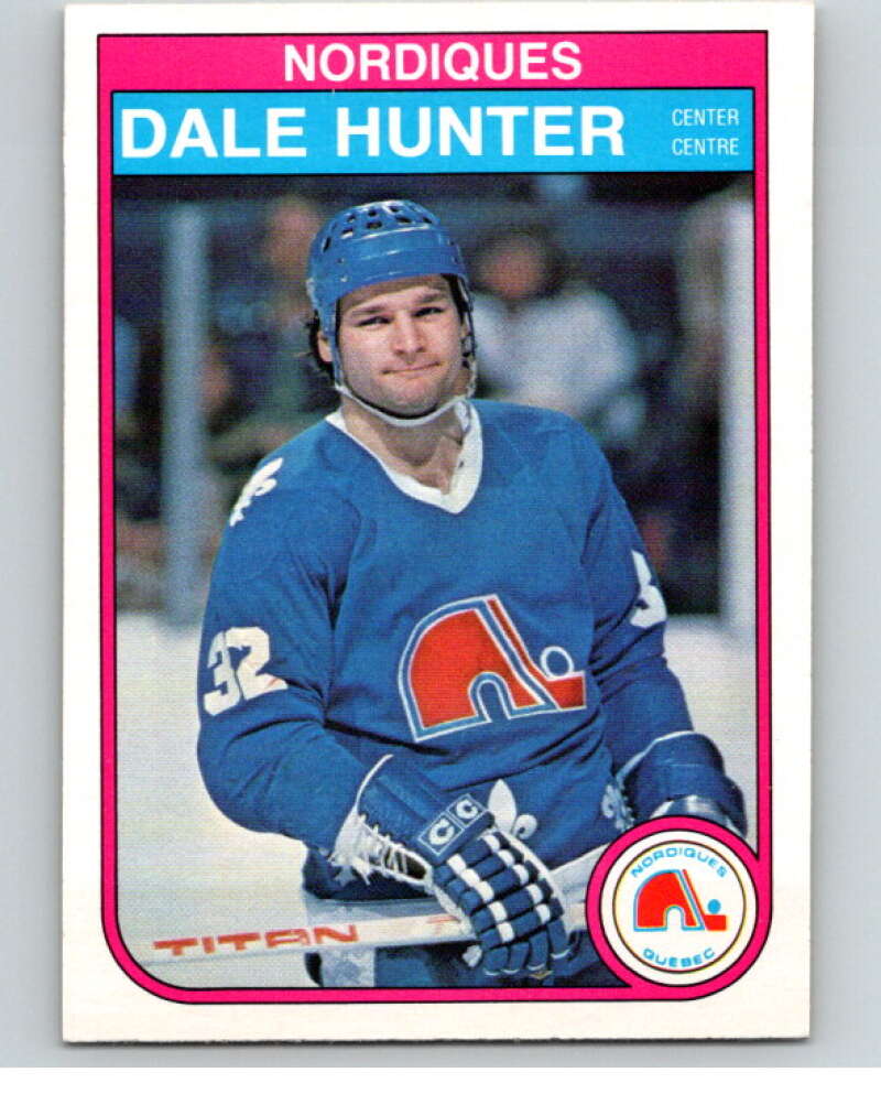 1982-83 O-Pee-Chee #285 Dale Hunter  Quebec Nordiques  V59069 Image 1