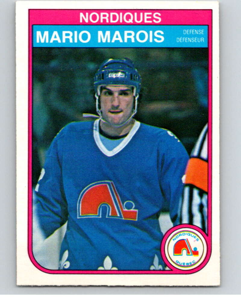 1982-83 O-Pee-Chee #287 Mario Marois  Quebec Nordiques  V59077 Image 1