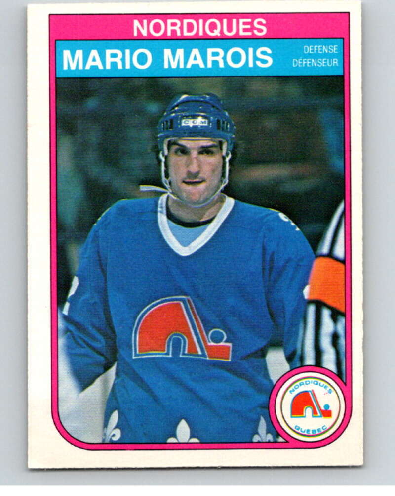 1982-83 O-Pee-Chee #287 Mario Marois  Quebec Nordiques  V59080 Image 1