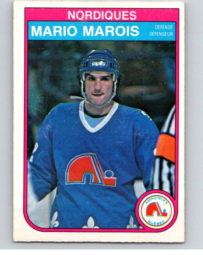 1982-83 O-Pee-Chee #287 Mario Marois  Quebec Nordiques  V59083 Image 1