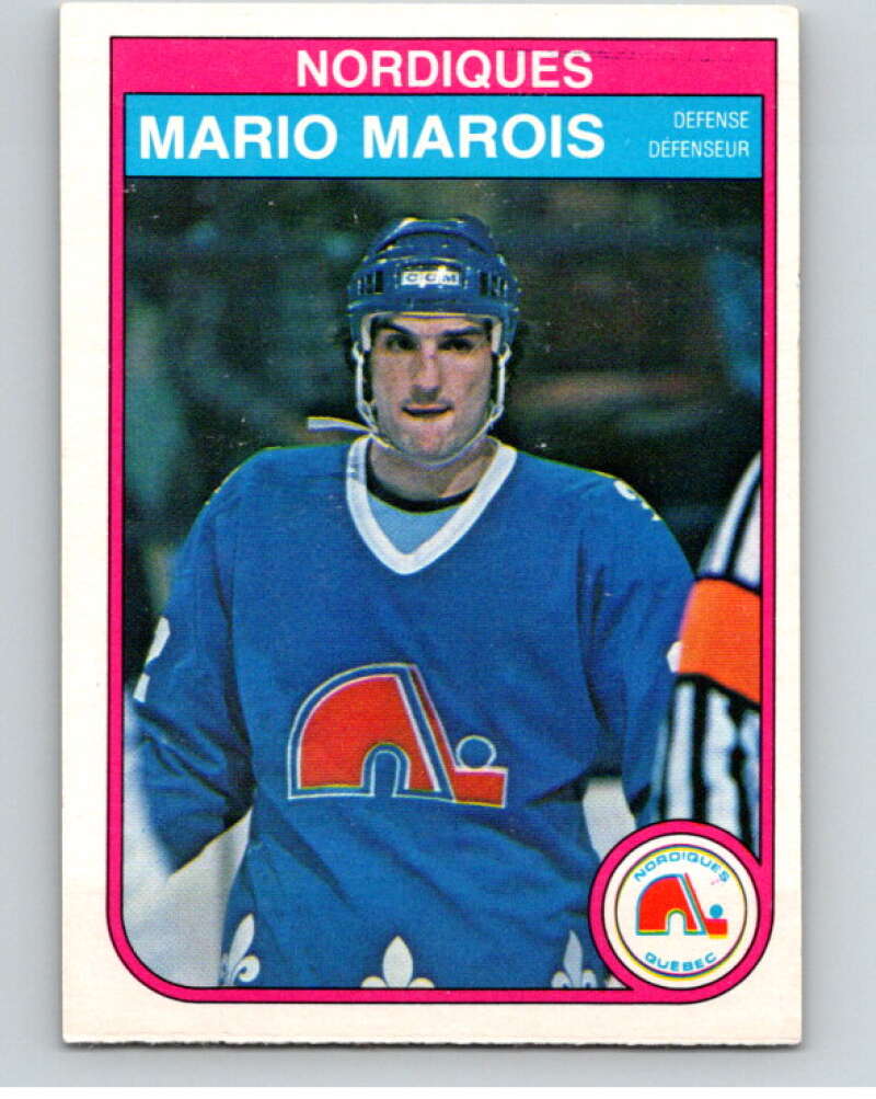 1982-83 O-Pee-Chee #287 Mario Marois  Quebec Nordiques  V59084 Image 1