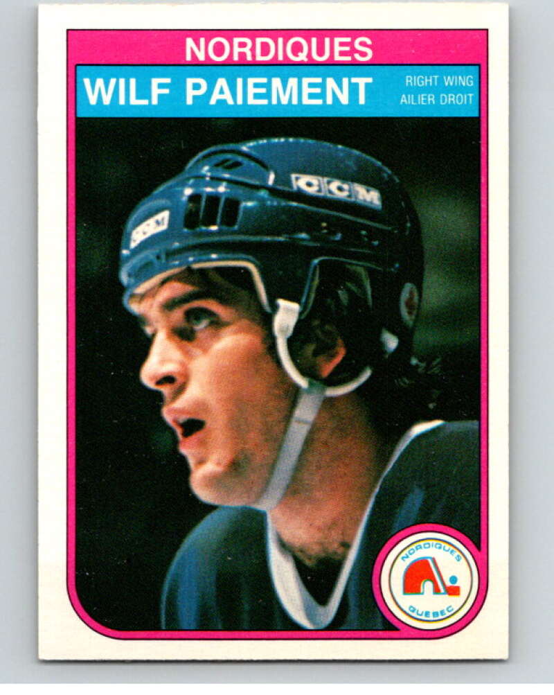 1982-83 O-Pee-Chee #288 Wilf Paiement  Quebec Nordiques  V59091 Image 1