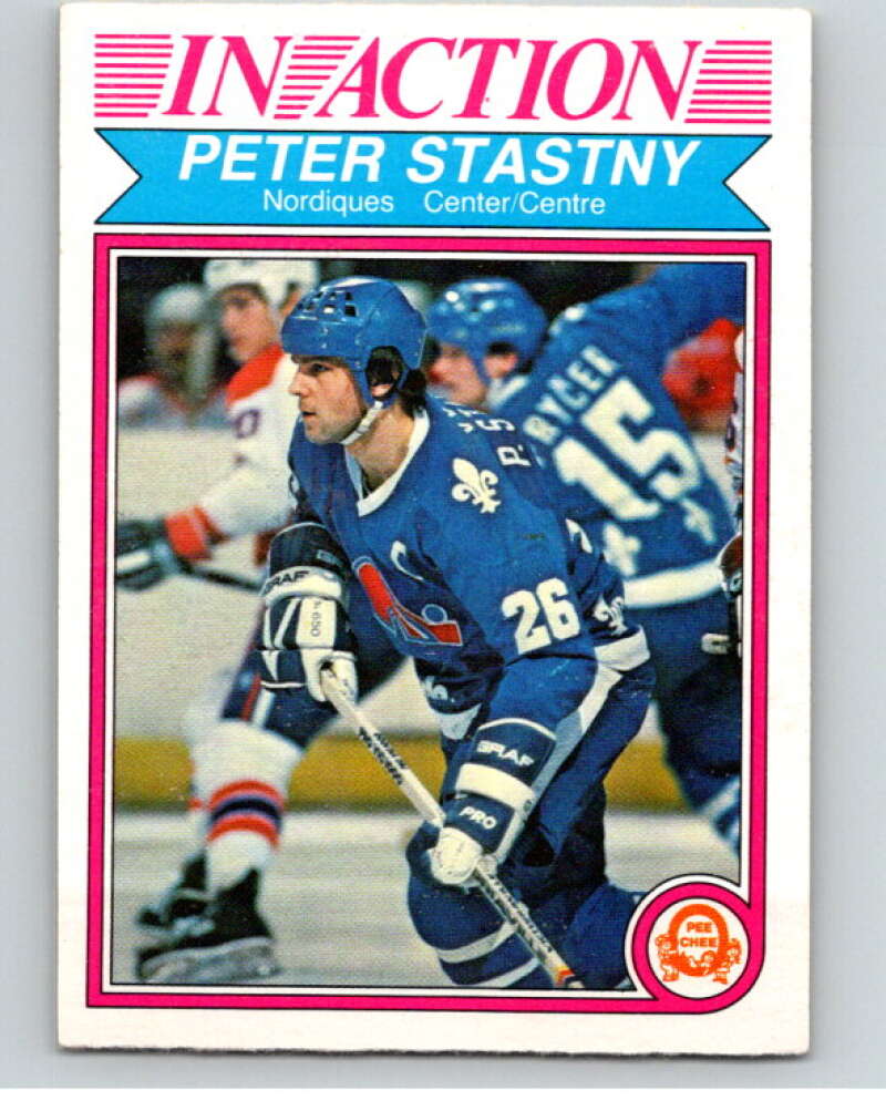 1982-83 O-Pee-Chee #293 Peter Stastny IA  Quebec Nordiques  V59132 Image 1