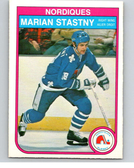 1982-83 O-Pee-Chee #295 Marian Stastny  RC Rookie Quebec Nordiques  V59143 Image 1