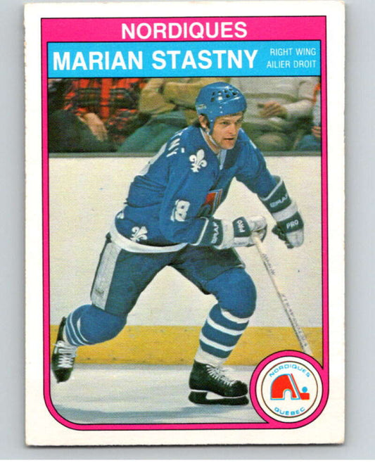 1982-83 O-Pee-Chee #295 Marian Stastny  RC Rookie Quebec Nordiques  V59145 Image 1