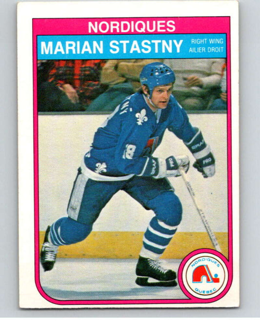 1982-83 O-Pee-Chee #295 Marian Stastny  RC Rookie Quebec Nordiques  V59147 Image 1