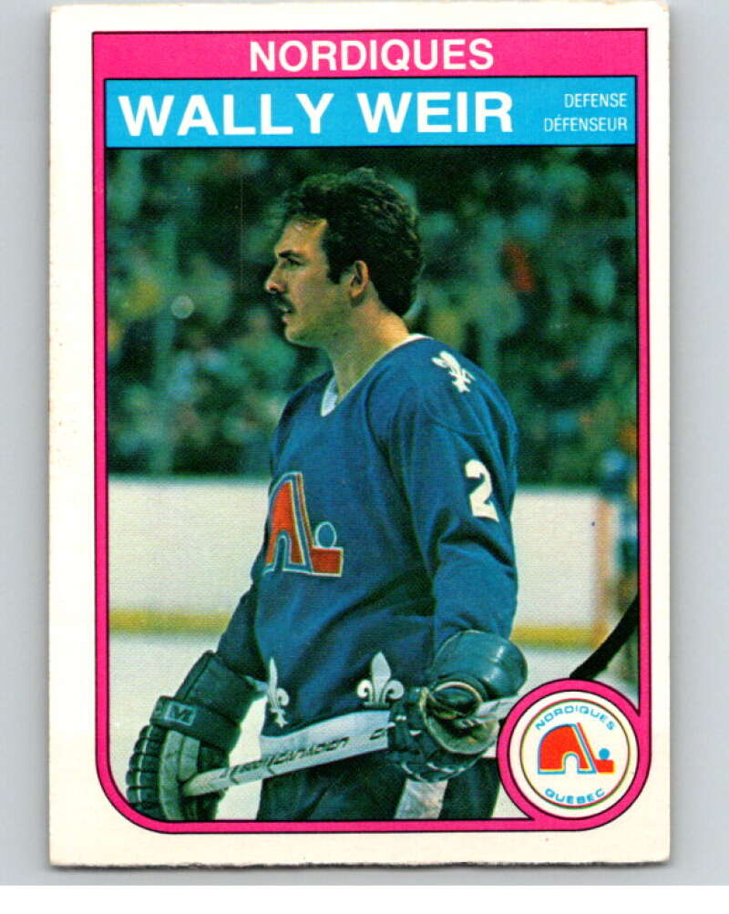 1982-83 O-Pee-Chee #297 Wally Weir  Quebec Nordiques  V59158 Image 1