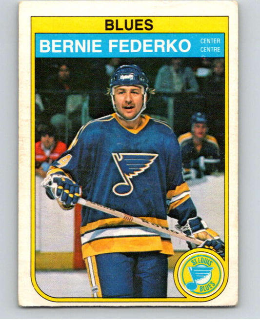 1982-83 O-Pee-Chee #302 Bernie Federko  St. Louis Blues  V59195 Image 1