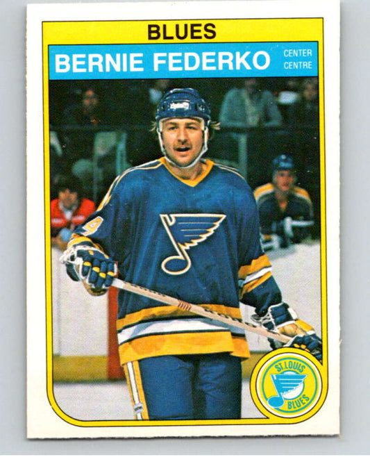 1982-83 O-Pee-Chee #302 Bernie Federko  St. Louis Blues  V59196 Image 1