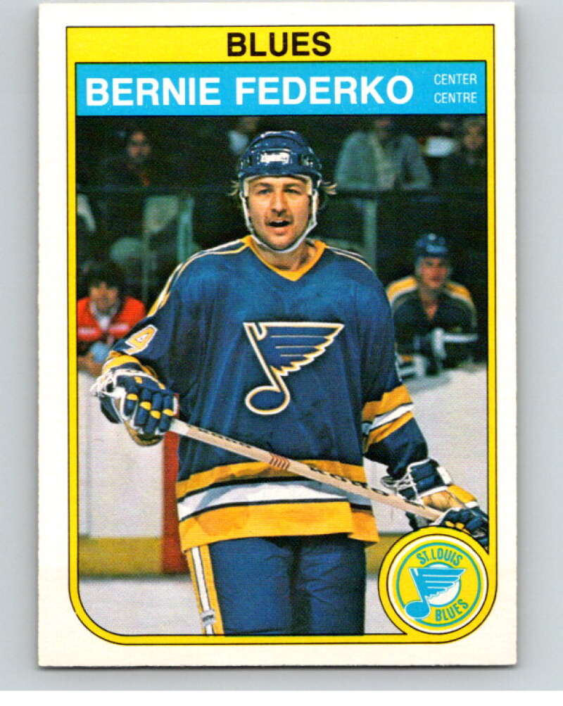 1982-83 O-Pee-Chee #302 Bernie Federko  St. Louis Blues  V59197 Image 1