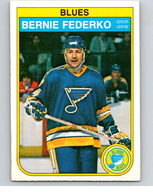 1982-83 O-Pee-Chee #302 Bernie Federko  St. Louis Blues  V59199 Image 1