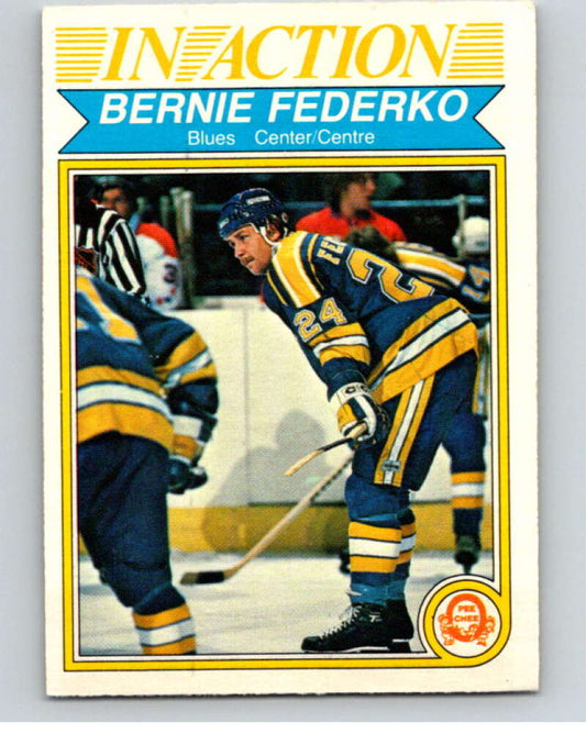 1982-83 O-Pee-Chee #303 Bernie Federko IA  St. Louis Blues  V59201 Image 1