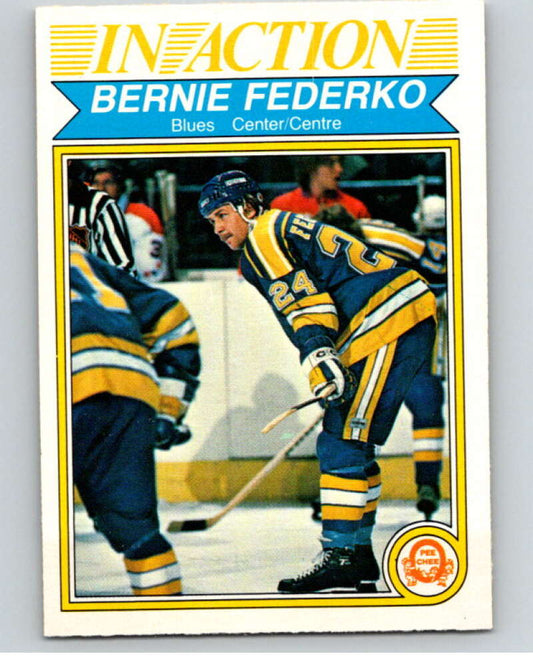 1982-83 O-Pee-Chee #303 Bernie Federko IA  St. Louis Blues  V59202 Image 1