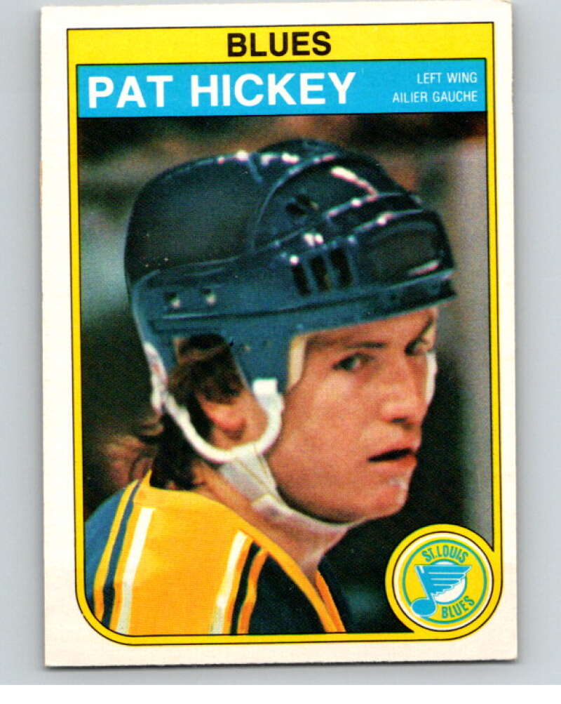 1982-83 O-Pee-Chee #304 Pat Hickey  St. Louis Blues  V59211 Image 1