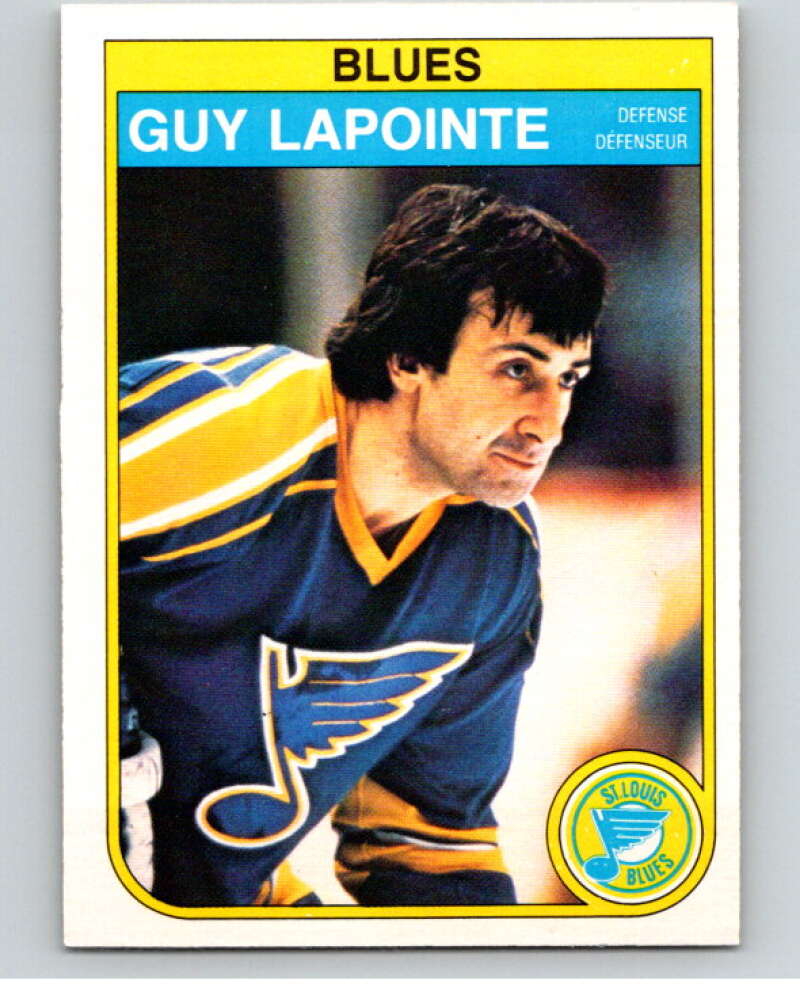 1982-83 O-Pee-Chee #305 Guy Lapointe  St. Louis Blues  V59226 Image 1