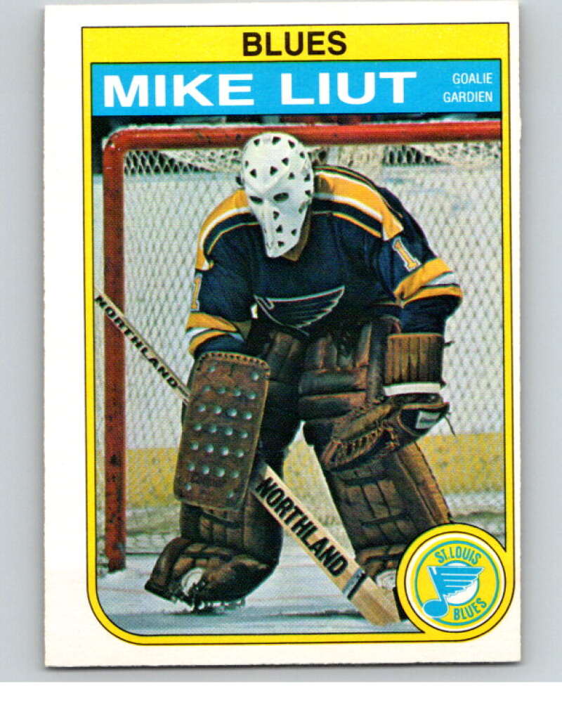 1982-83 O-Pee-Chee #306 Mike Liut  St. Louis Blues  V59228 Image 1