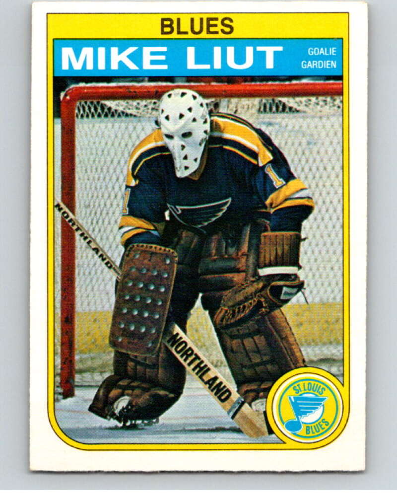 1982-83 O-Pee-Chee #306 Mike Liut  St. Louis Blues  V59230 Image 1