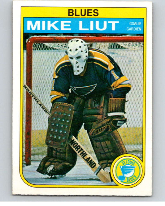 1982-83 O-Pee-Chee #306 Mike Liut  St. Louis Blues  V59231 Image 1