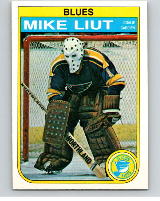 1982-83 O-Pee-Chee #306 Mike Liut  St. Louis Blues  V59232 Image 1