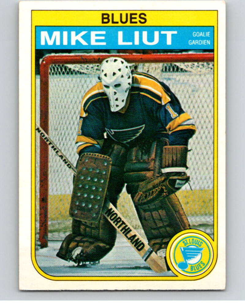 1982-83 O-Pee-Chee #306 Mike Liut  St. Louis Blues  V59233 Image 1