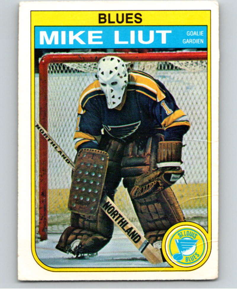 1982-83 O-Pee-Chee #306 Mike Liut  St. Louis Blues  V59234 Image 1