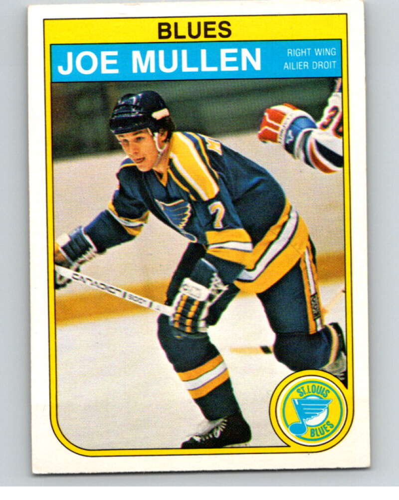 1982-83 O-Pee-Chee #307 Joe Mullen  RC Rookie St. Louis Blues  V59236 Image 1