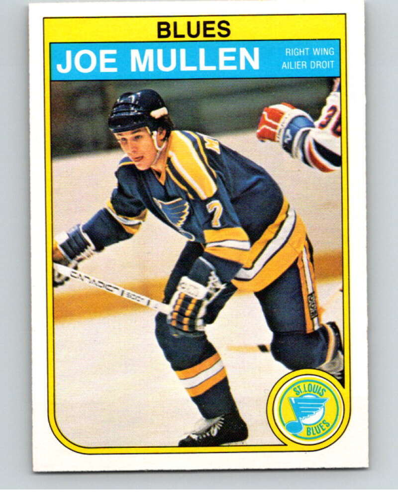 1982-83 O-Pee-Chee #307 Joe Mullen  RC Rookie St. Louis Blues  V59237 Image 1