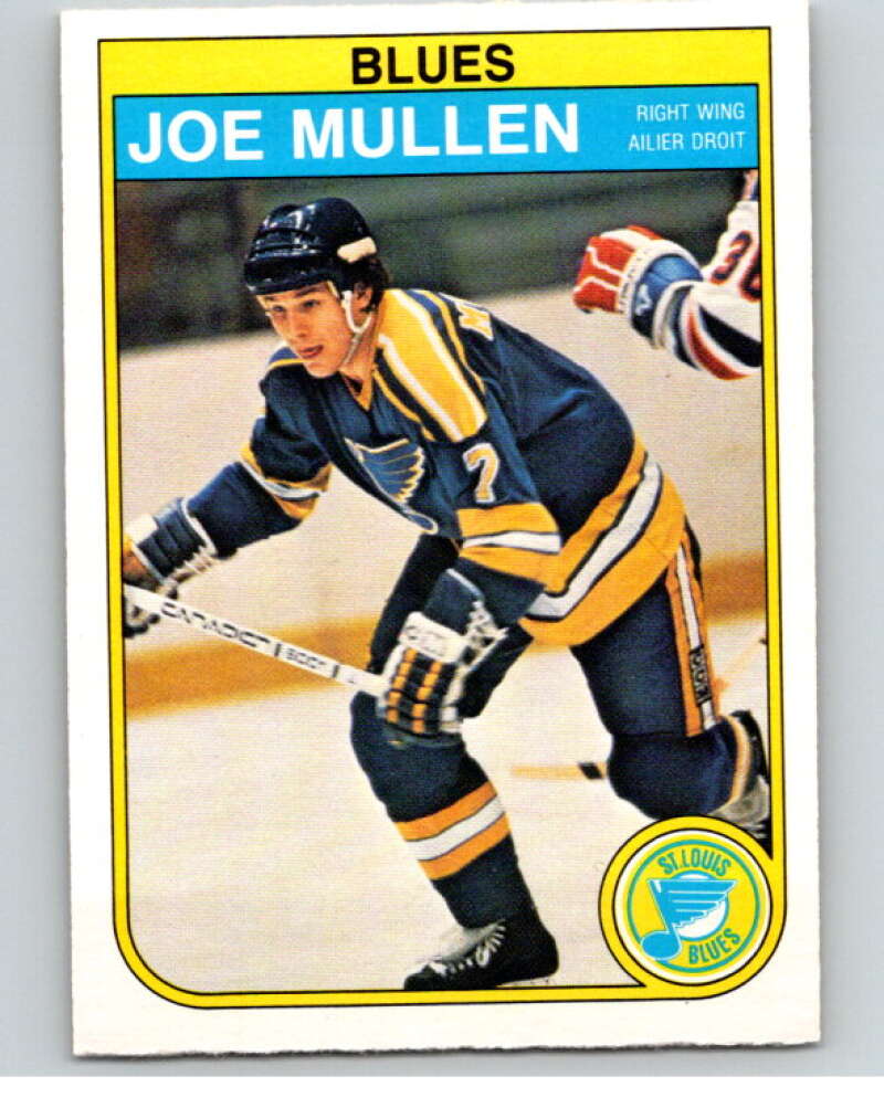 1982-83 O-Pee-Chee #307 Joe Mullen  RC Rookie St. Louis Blues  V59238 Image 1