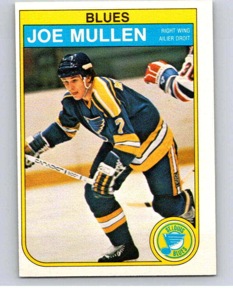 1982-83 O-Pee-Chee #307 Joe Mullen  RC Rookie St. Louis Blues  V59239 Image 1